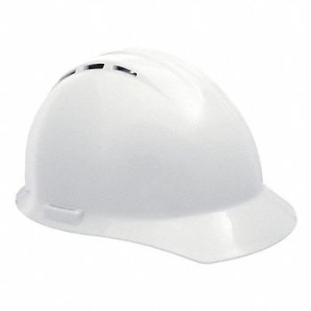 ERB SAFETY J5463 Hard Hat Type 1 Class C Pinlock White, 53EA65