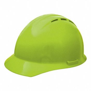 ERB SAFETY J5463 Hard Hat Type 1 Class C Hi-Vis Green, 53EA70