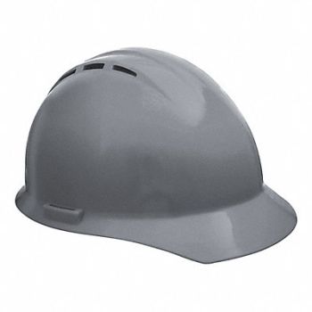 ERB SAFETY J5463 Hard Hat Type 1 Class C Pinlock Gray, 53EA69