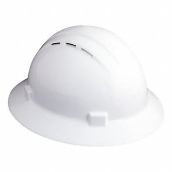 ERB SAFETY J5464 Hard Hat Type 1 Class C Ratchet White, 53EA72