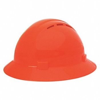 ERB SAFETY J5465 Hard Hat Type 1 Class C Hi-Vis Orange, 53EA85