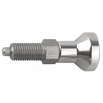 KIPP Spring Plunger 1/4 -28 Stainless Steel, 53ED92