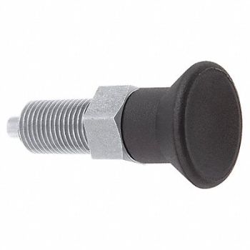 KIPP Spring Plunger 3/8 -24 Stainless Steel, 53ED78