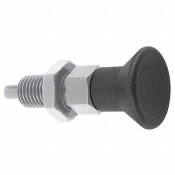 KIPP Spring Plunger 1/4 -28 Stainless Steel, 53EG33