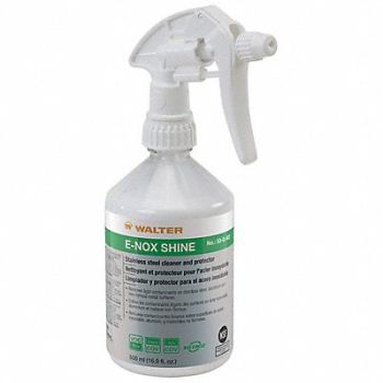 WALTER SURFACE TECHNOLOGIES Stainless Steel Cleaner 16.9 oz Size, 444C68