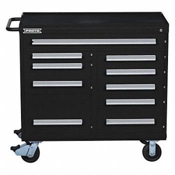 PROTO Rolling Tool Cabinet Blk Ind Prem Duty, 53GM72
