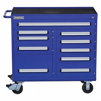 PROTO Rolling Tool Cabinet Blue Ind Prem Duty, 53GM73