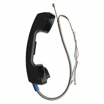 HUBBELL GAI-TRONICS Handset Kit Black Plastic, 53GV55