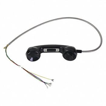 HUBBELL GAI-TRONICS Handset Kit Black Plastic, 53GV56
