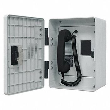 HUBBELL GAI-TRONICS Autodial Telephone Analog Gray, 53GW64