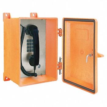HUBBELL GAI-TRONICS Telephone Analog Orange Surface Mount, 53GW90