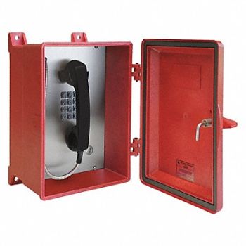 HUBBELL GAI-TRONICS Telephone Analog Red Surface Mount, 53GW94