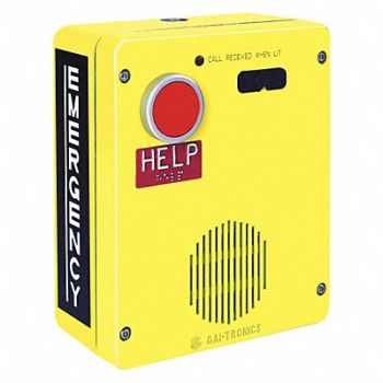 HUBBELL GAI-TRONICS Emergency Telephone Analog Yellow, 53GX15