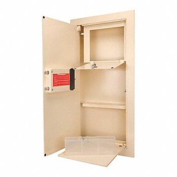 BARSKA Wall Safe Beige 48 lb Steel, 53JF40