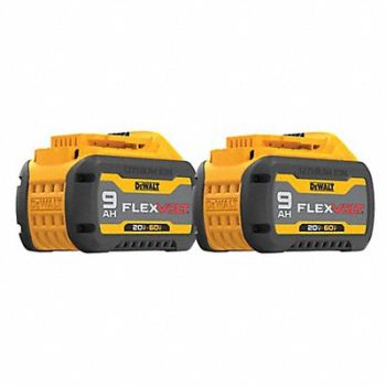 DEWALT Battery Pack (2) 9.0 Ah Li-Ion PK2, 53JH18