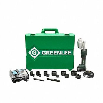 GREENLEE Knockout Tool Kit 25.9 lb Dies Included, 53JJ08