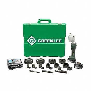 GREENLEE Knockout Tool Kit 44.2 lb Dies Included, 53JJ09