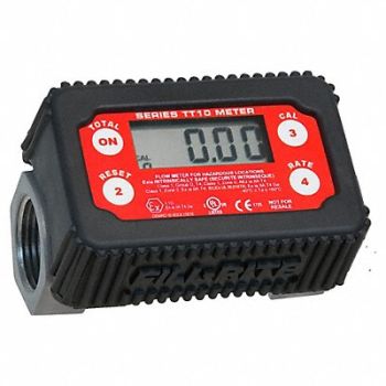 FILL-RITE Flowmeter For 1 Pipe FNPT 2 to 35 gpm, 53JM46