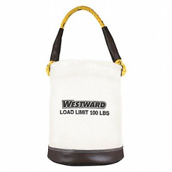 WESTWARD Bucket Bag Plystr Straight Wall OffWhite, 53JW38