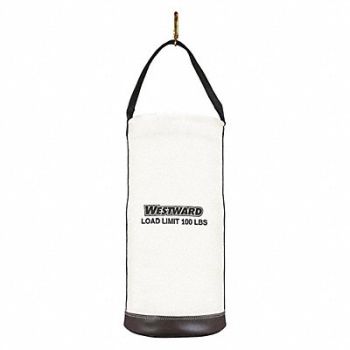 WESTWARD Bucket Bag Canvas Straight Wall OffWhite, 53JW41
