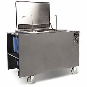 SHIRACLEAN Ultrasonic Cleaner 25 gal 120VAC 1-Phase, 53KA39