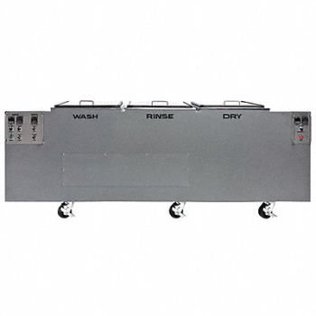 SHIRACLEAN Ultrasonic Cleaner 25 gal 220/240V 1-Ph, 53KA44