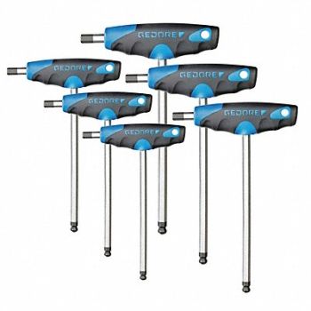 GEDORE HexKeySt T 5 63/64 to 8 25/64, 53PG79