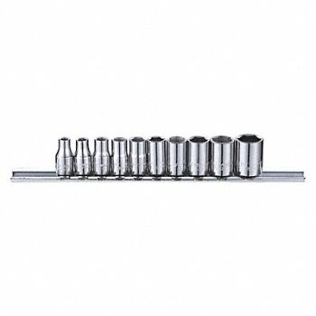 WESTWARD Skt St Chrm 3/8-1 1/2 in 6Pt, 53PN25