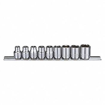 WESTWARD Skt St Chrome Chrm 1/4-5/8 in, 53PN37