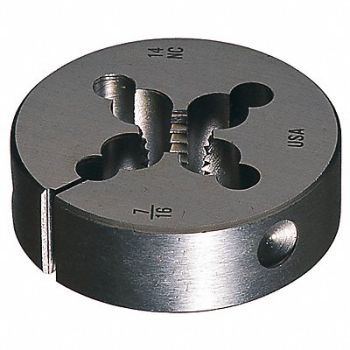 GREENFIELD THREADING Round Threading Die M2.5x0.45 HSS, 53PR98