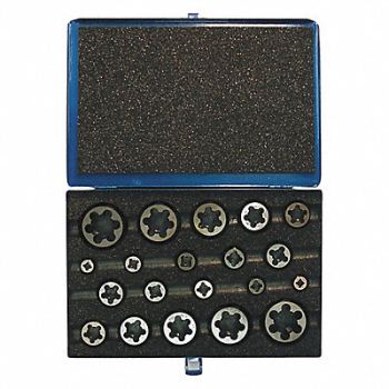 GREENFIELD THREADING Die Set UN HSS 20pc, 53PT21