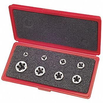 GREENFIELD THREADING Die Set UN HSS 8pc, 53PT22