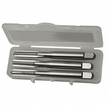 GREENFIELD THREADING Three Piece Tap Kit 1/4-28 HSS, 53PV26