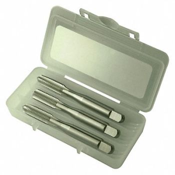 GREENFIELD THREADING Tap Set Metric M2-0.40 Thread Size 3pcs., 53PW26