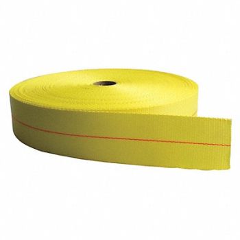 BULK-STRAP Bulk Webbing Yellow 300 ft L 3 W, 53PW82