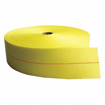 BULK-STRAP Bulk Webbing Yellow 150 ft L 4 W, 53PW84