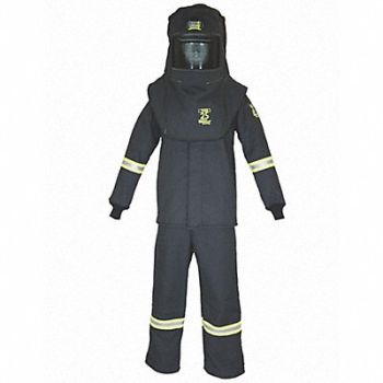 OBERON COMPANY Arc Flash Suit Kit Gray XL, 53PX36