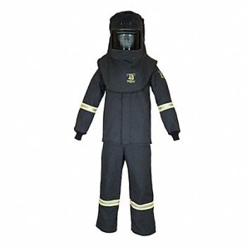 OBERON COMPANY Arc Flash Suit Kit Gray XL, 53PX44