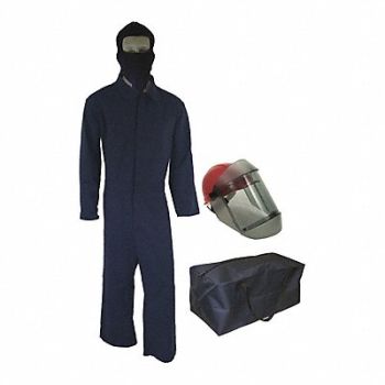 OBERON COMPANY Arc Flash Suit Kit Navy Blue XL, 53PX60