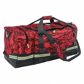 ERGODYNE Fire/Safety Gear Bag Red Polyester, 53PZ55