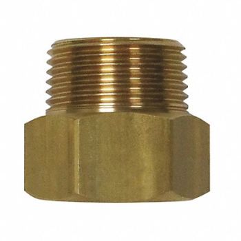 SANI-LAV Hose Adapter Brass 3/4 x 3/4, 53PZ66