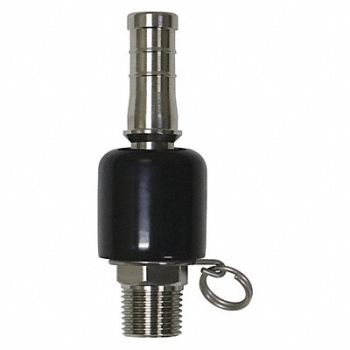 SANI-LAV Hose Adapter SS 5/8 x 1/2, 53PZ69