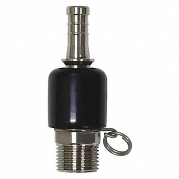 SANI-LAV Hose Adapter SS 1/2 x 3/4, 53PZ71