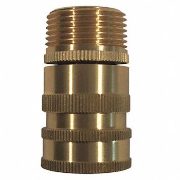SANI-LAV Hose Adapter Brass 3/4 x 3/4, 53PZ75