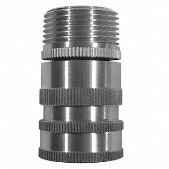 SANI-LAV Hose Adapter SS 3/4 x 3/4, 53PZ76