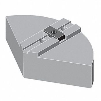 ABBOTT ALUMINUM Lathe Jaw 5/8 M16 Aluminum, 53RE10