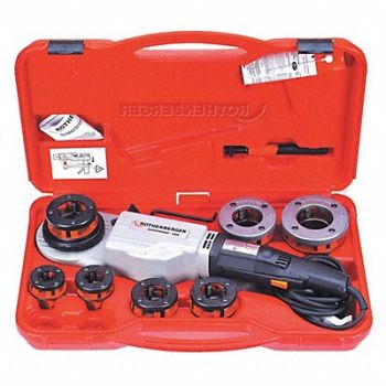ROTHENBERGER Portable Pipe Thrding Machine 230 V 7.5A, 53RE88