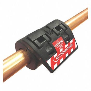 ROTHENBERGER Repair Clamp 13/16 MaxOD Partial Cov 3 L, 53RF29