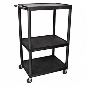 LUXOR Cart Mobile Type Plastic 32 W, 53RF41
