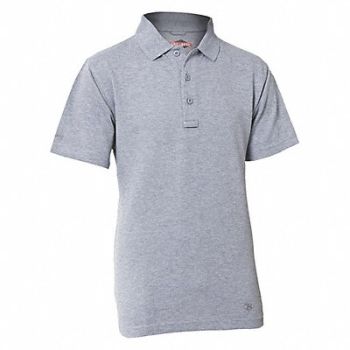 TRU-SPEC Mens Tactical Polo Size 5XL Heather Gray, 53TR79